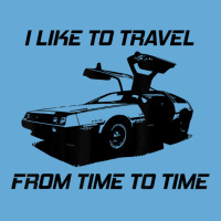 I Like To Travel From Time To Time. Funny Retro Car Vacation T Shirt Basic T-shirt | Artistshot