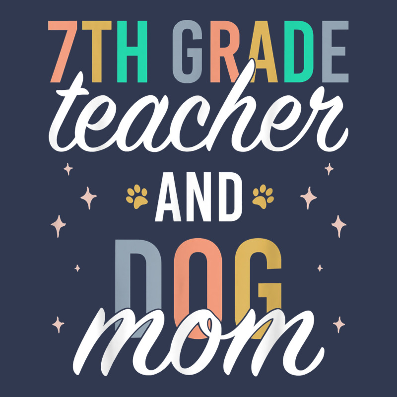 Seventh Grade Teacher Dog Mom Back To School 7th Grade Squad T Shirt Basic T-shirt | Artistshot