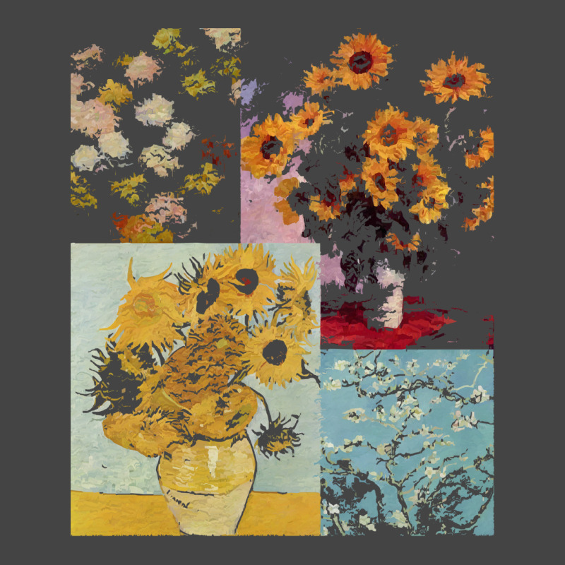 Famous Paintings T  Shirt Van Gogh Vs Claude Monet Floral Impressionis Basic T-shirt by geldingavocet | Artistshot