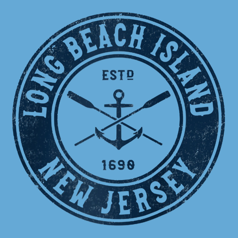 Long Beach Island New Jersey Nj Vintage Boat Anchor & Oars Raglan Base Basic Youth T-shirt by juleakuehneman | Artistshot