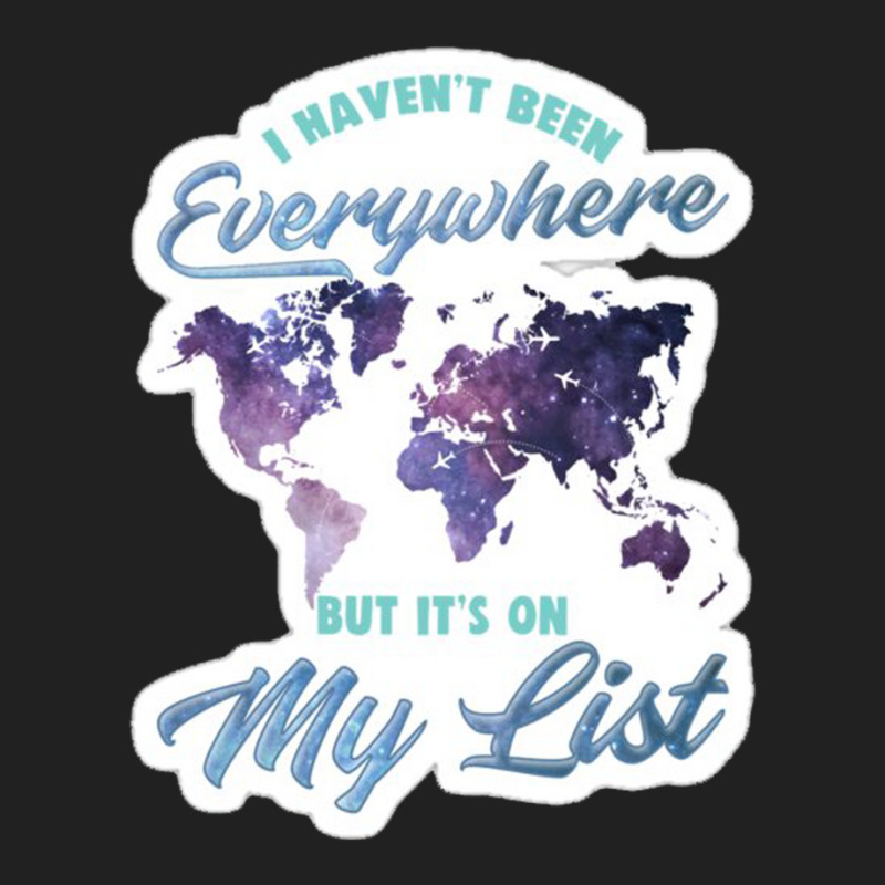 I Haven T Been Everywhere But It S On My List Cute Essential Basic Youth T-shirt by humairaart | Artistshot