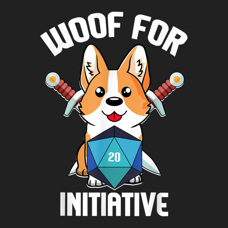 Woof For Initiative Funny Corgi D20 Rpg Tabletop Gamer Dogs T Shirt Basic Youth T-shirt by cucciailleveretcq | Artistshot