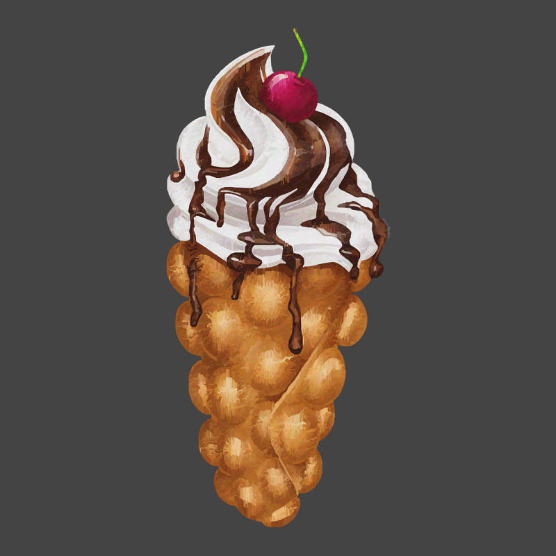 Bubble Waffle Ice Cream T  Shirt Egg Bubble Waffle Vanilla Ice Cream W Basic Youth T-shirt by fframi817 | Artistshot