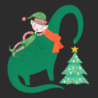 Elf Riding Dinosaur Christmas Xmas Pajama Boys Gir Exclusive T-shirt | Artistshot