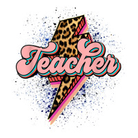 Back To School Teacher Leopard Lightning Bolt Motivational Raglan Crop Top | Artistshot