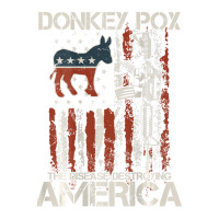 Biden Donkey Pox The Disease Destroying America Back Raglan Crop Top | Artistshot