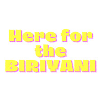 Here For The Biriyani Raglan Crop Top | Artistshot