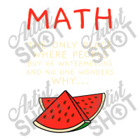 Math And Watermelons Mathematics Calculation Numbers Raglan Crop Top | Artistshot