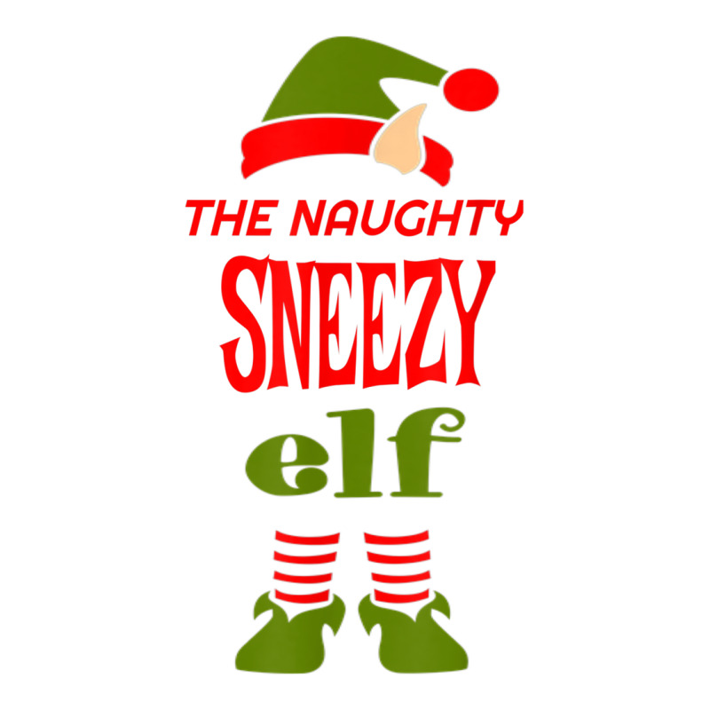 Naughty Sneezy Elf Christmas Novelty Sarcastic Funny Raglan Crop Top by Uniform | Artistshot