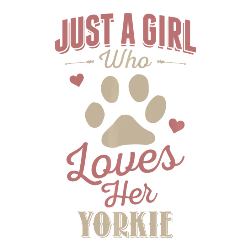 Just A Girl Who Loves Her Yorkie Dog Lover Raglan Crop Top by huynhhuutrunghpa | Artistshot