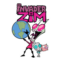 Invader Zim Holding World Raglan Crop Top | Artistshot