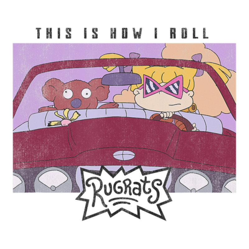 Rugrats Angelica This Is How I Roll Raglan Crop Top by cm-arts | Artistshot