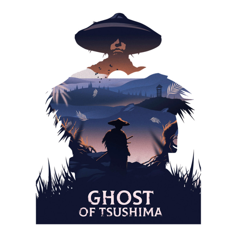 Decor Game Wall Art Custom Poster Ghost Of Tsushima Raglan Crop Top by cm-arts | Artistshot