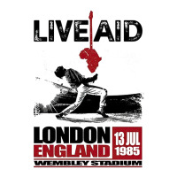 Wembley Live Aid Concert Remastered, London England Wemblay Stadium, M Raglan Crop Top | Artistshot