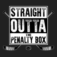 Ice Hockey Player Gift Straight Outta The Penalty Box Shirt Basic T-shirt | Artistshot