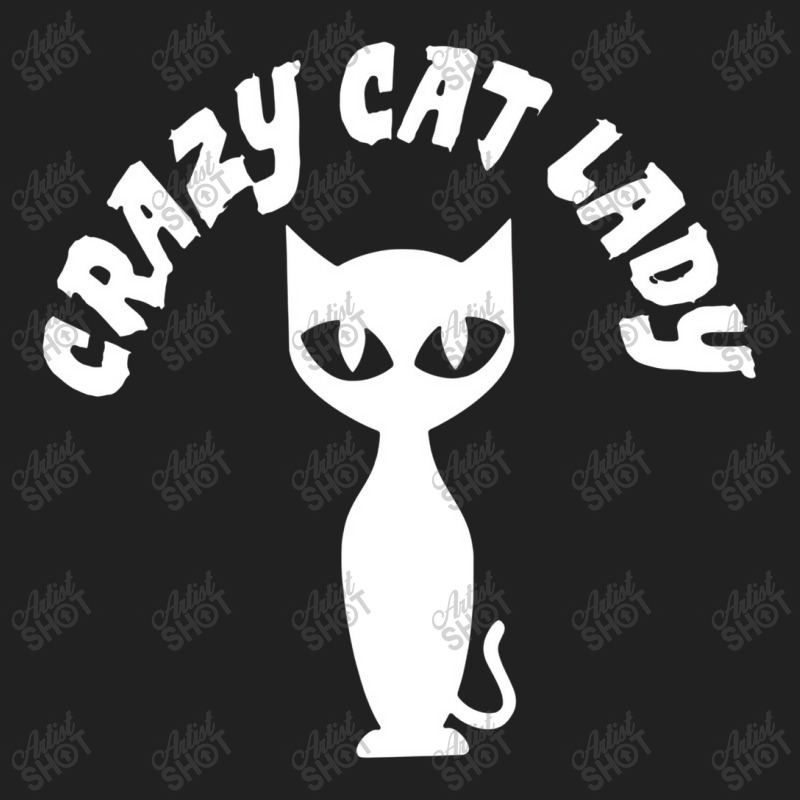 Crazy Cat Lady White Basic T-shirt | Artistshot