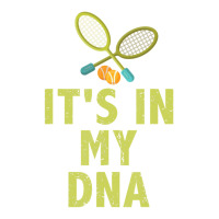 It's In My Dna Passionate Tennis Player Quote Raglan Crop Top | Artistshot