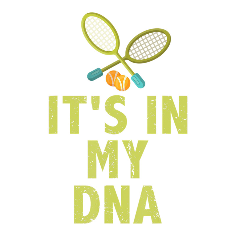 It's In My Dna Passionate Tennis Player Quote Raglan Crop Top by cm-arts | Artistshot