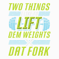 Bodybuilding Weightlifting Two Things I Like To Lift Raglan Crop Top | Artistshot