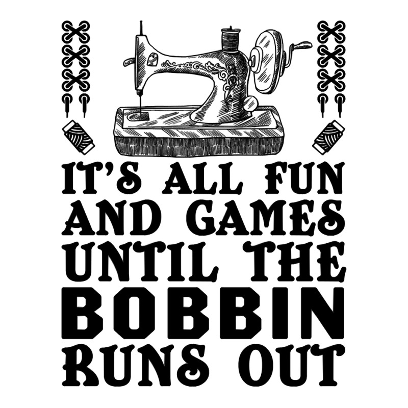 Sewing Its All Fun And Games Until The Bobbin Runs Out 46 Quilting Raglan Crop Top by coolquirrell | Artistshot