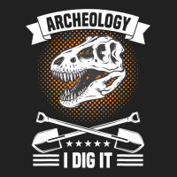 Dinosaur Excavation Archaeology Tools Anthropology Basic T-shirt | Artistshot