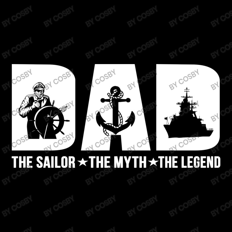 Dad The Sailor The Myth The Legend Zipper Hoodie | Artistshot