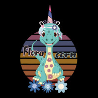 Floracorn Cute Flower Dinosaur V-neck Tee | Artistshot