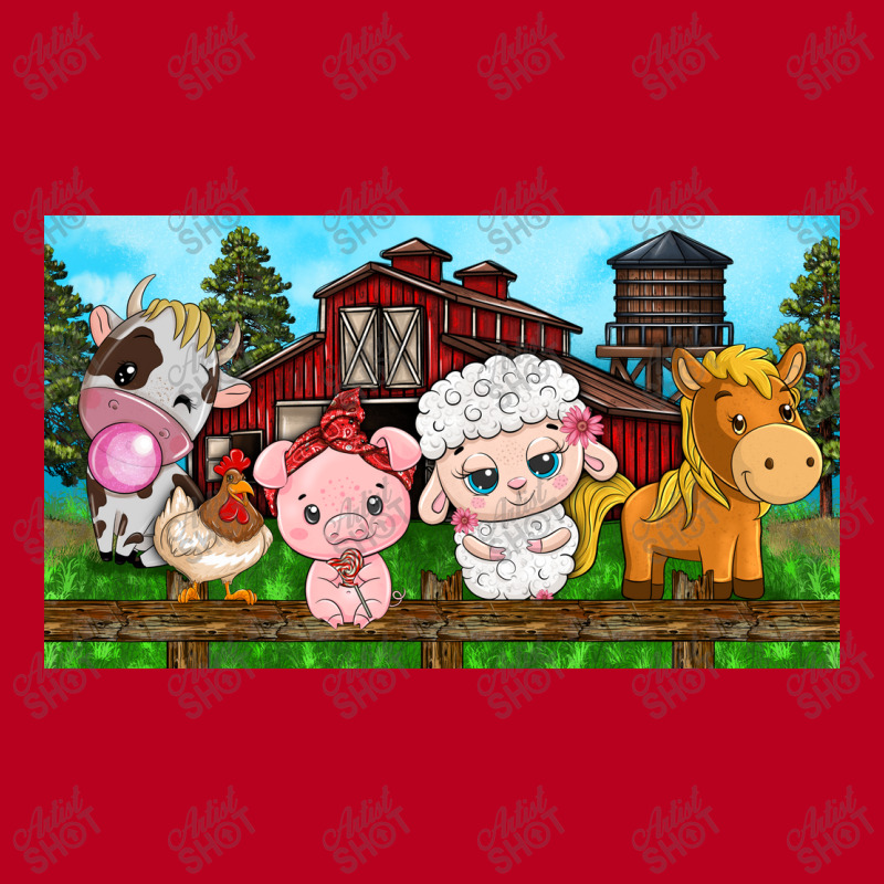 Cute Farm Animals Classic T-shirt by TumblerDesignByShophia | Artistshot