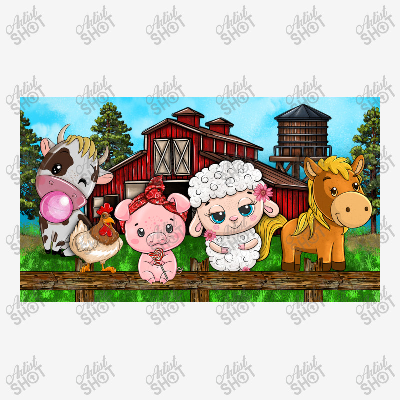 Cute Farm Animals Youth 3/4 Sleeve by TumblerDesignByShophia | Artistshot