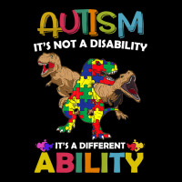 Autism It’s Not A Disability Dinosaur Autism Awa Zipper Hoodie | Artistshot