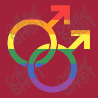 Linked Mars Symbol Gay Pride Basic T-shirt | Artistshot