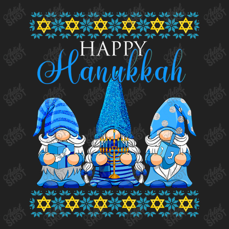 Happy Hanukkah 2021 Gnome Funny Cute Gnome Hanukkah Jewish T Shirt Basic T-shirt | Artistshot