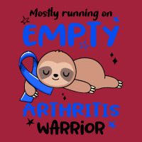 Arthritis Awareness T  Shirt Mostly Running On Empty Arthritis Warrior Basic T-shirt | Artistshot