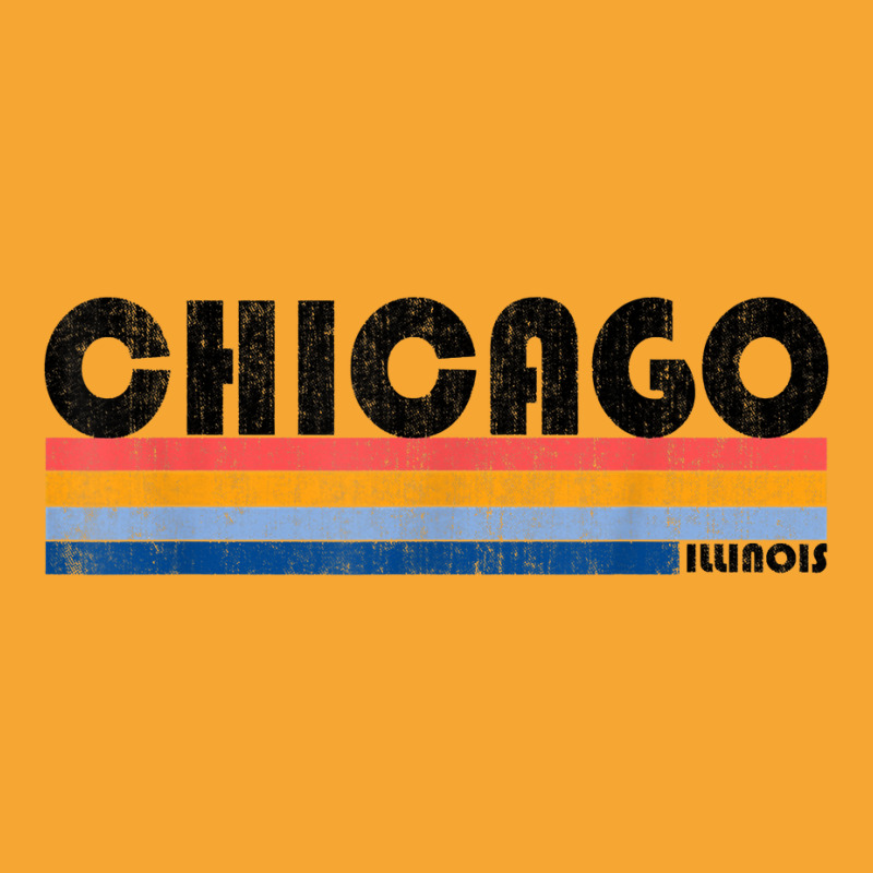 Vintage 1980s Style Chicago, Il T Shirt Basic T-shirt | Artistshot