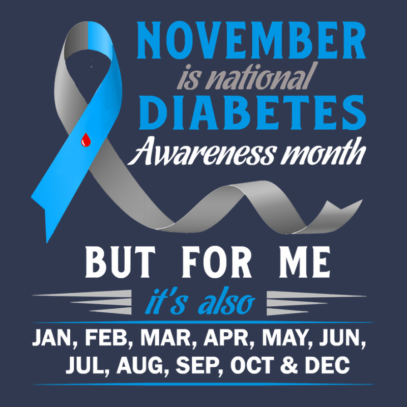 Diabetes Diabetic Diabetes Awareness November Is National Diabetes Awr Basic T-shirt by permad | Artistshot