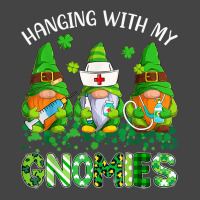 St Patricks Day Hanging With My Gnomies Nurse Stethoscope T Shirt Basic T-shirt | Artistshot