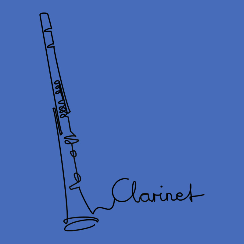 Clarinet Player Music Orchestra Design One Line Clarinet T Shirt Basic Youth T-shirt | Artistshot