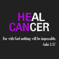 Alzheimers Awareness T  Shirt Heal Cancer God Nothing Will Be Impossib Basic Youth T-shirt | Artistshot