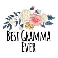 Floral Flowers Best Gramma Ever Saying Sarcasm Raglan Crop Top | Artistshot