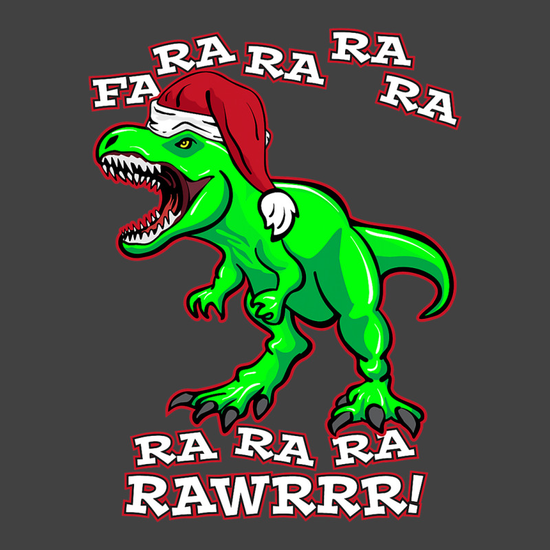 Funny Fa Ra Rawr Christmas Holiday Trex Santa Dino Vintage T-shirt | Artistshot