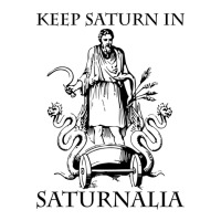 Saturn In Saturnalia Raglan Crop Top | Artistshot