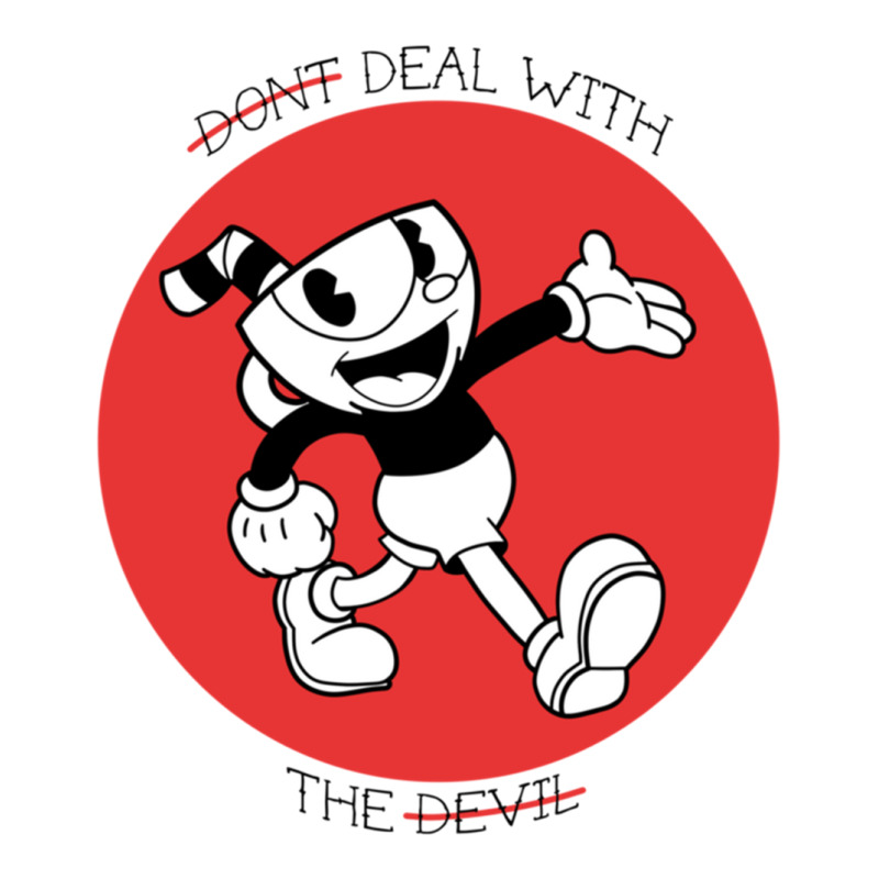 Cuphead Don_t Deal With The Devil     (1) Raglan Crop Top by cm-arts | Artistshot