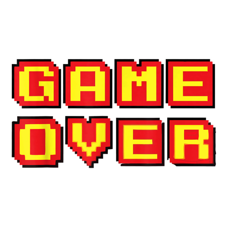 Game Over Vintage Retro Video Games Gaming Gift Arcade Raglan Crop Top by Aaronnderouin | Artistshot