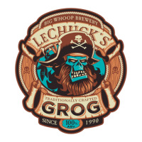 Lechuck's-grog---craft-beer---monkey-island---vintage-video-game-- Raglan Crop Top | Artistshot