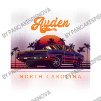 Ayden North Carolina Retro Vintage 80s 90s Muscle Cars Retrowave Aesth Raglan Crop Top | Artistshot