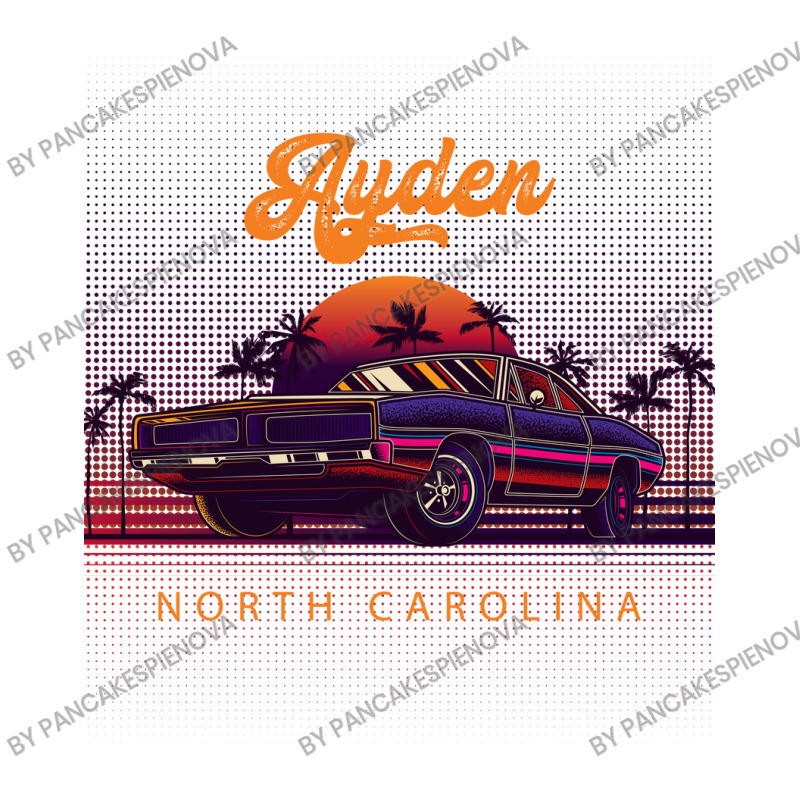 Ayden North Carolina Retro Vintage 80s 90s Muscle Cars Retrowave Aesth Raglan Crop Top by pancakespienova | Artistshot