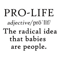 Pro Life Definition Radical Babies Are People Raglan Crop Top | Artistshot