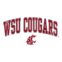 Womens Washington State Cougars Womens Arch Over Heather Gray Raglan B Raglan Crop Top | Artistshot