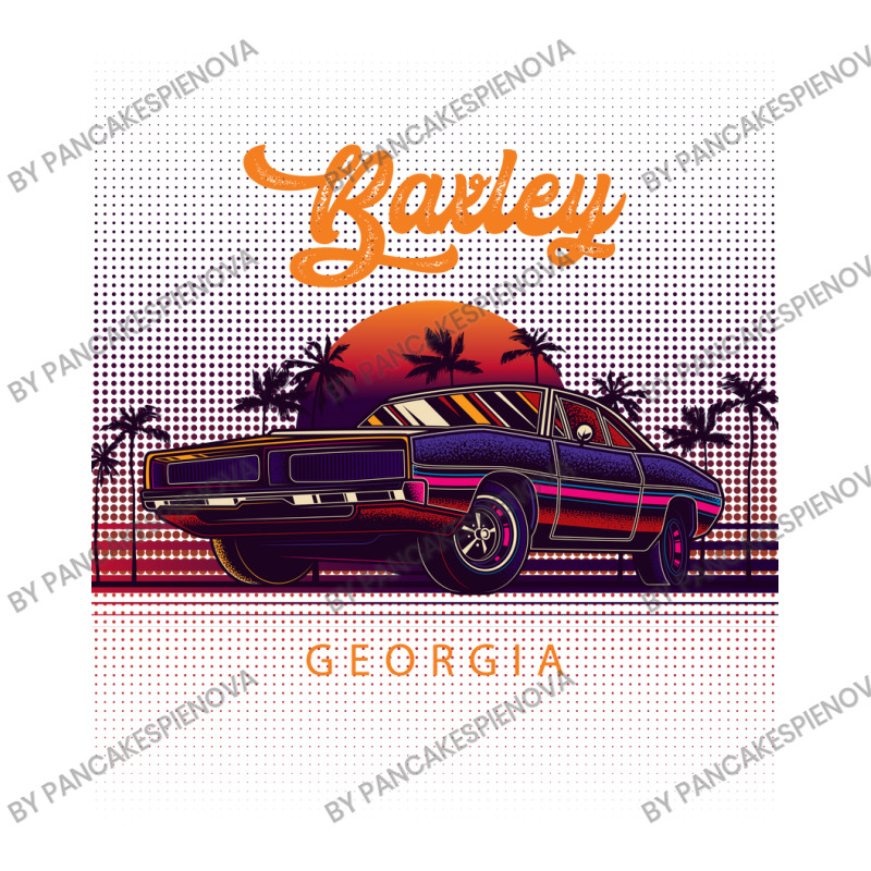 Baxley Georgia Retro Vintage 80s 90s Muscle Cars Retrowave Aesthetic Raglan Crop Top by pancakespienova | Artistshot