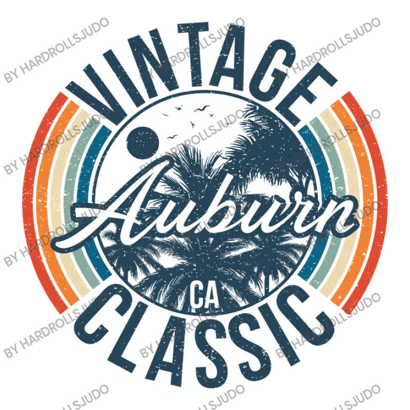 I Love Auburn California Retro Vintage Classic Limited Edition Raglan Crop Top by hardrollsjudo | Artistshot